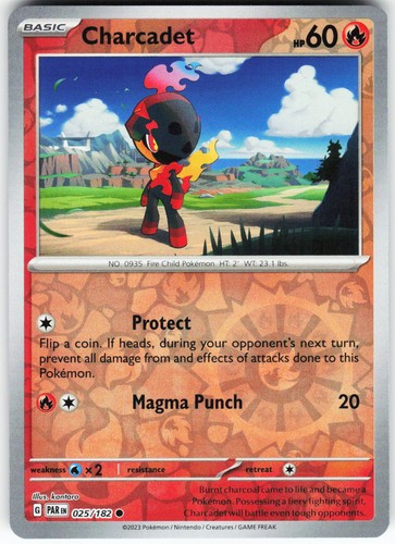 Charcadet 025/182 Paradox Rift Reverse Holo Common