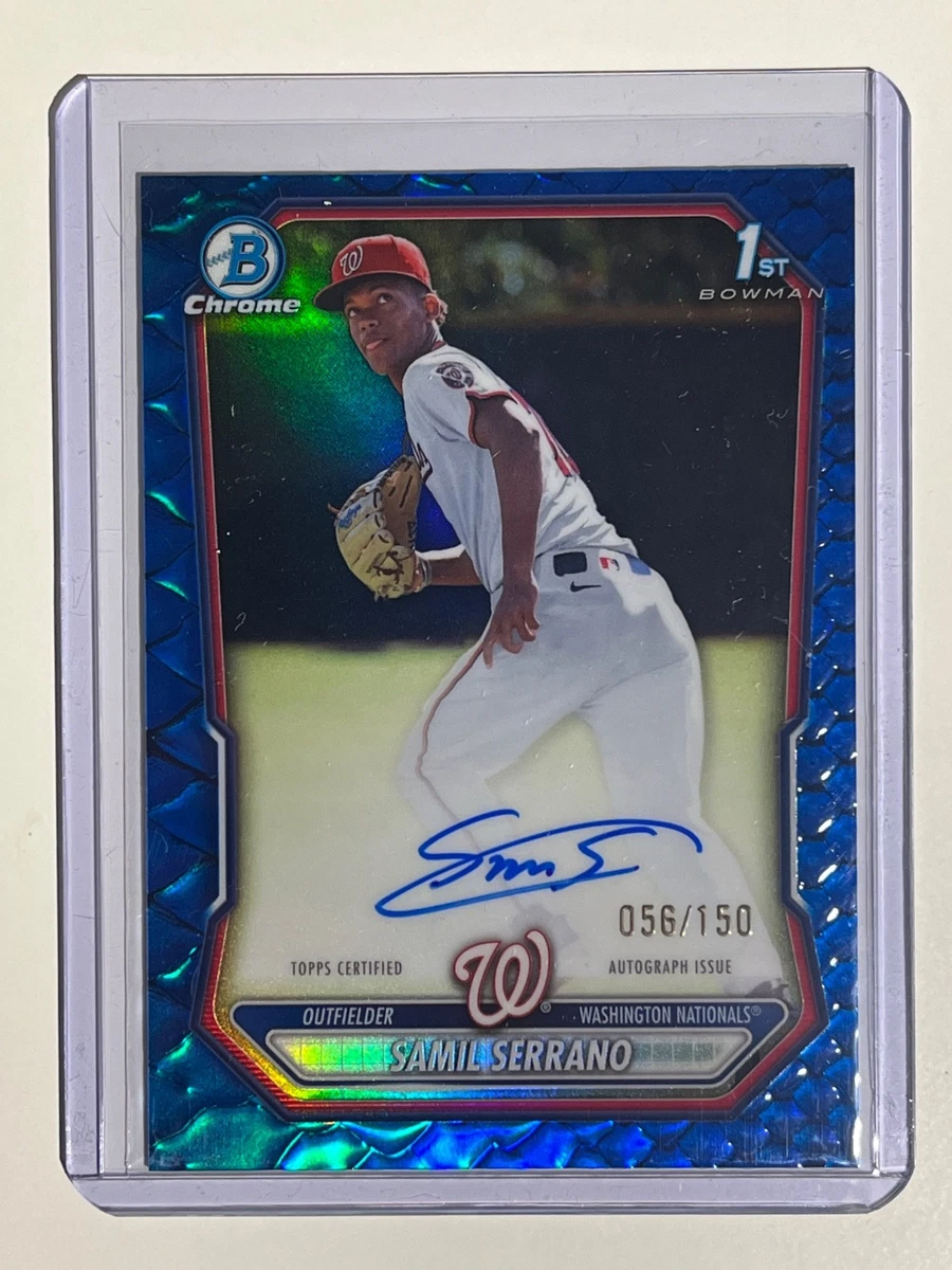 Bowman Washington Nationals Baseball Autographed Sports Trading