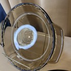 Set 2 Anchor Hocking Ovenware 9" Deep Dish Fluted Pie Plates 1 Qt Amber Glass  — photo 5