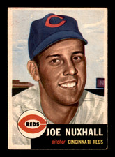 1953 TOPPS #105 JOE NUXHALL (VG - EX) CENTERED ~ GFCC