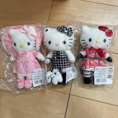 Hello Kitty 50th Anniversary Mascot Dress Houndstooth Frill Lolita Sanrio