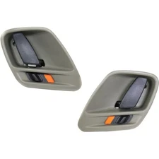 Door Handle Set For 1999-2004 Jeep Grand Cherokee Front or Rear Light Gray 2Pcs