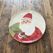 Vintage 2002 Hallmark Santa Cookie Platter
