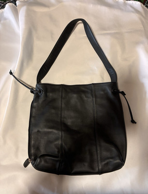 Talbot s Black Leather Shoulder Bag