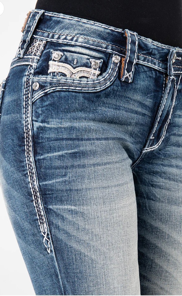 Rock Revival Women's Jeans Yui Size 26 Skinny Jeans  Light Wash/ Brand New