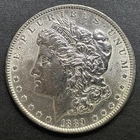 1889 Morgan Dollar United States $1 Coin 90% Silver AU/BU Cartwheel Luster