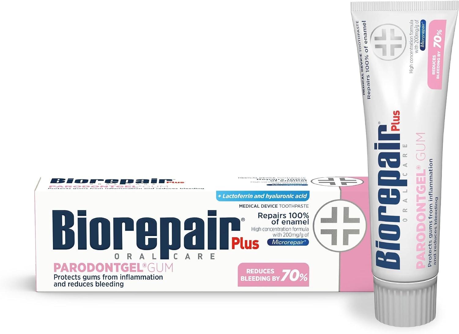 Biorepair Plus Parodontgel Gum Toothpaste For Sensitive Gums 75 Ml - Image 3
