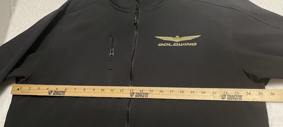 Honda Goldwing Size 2XL Softshell Jacket Men's Motorcycle Style gold Wing Biker - Image 4 of 4