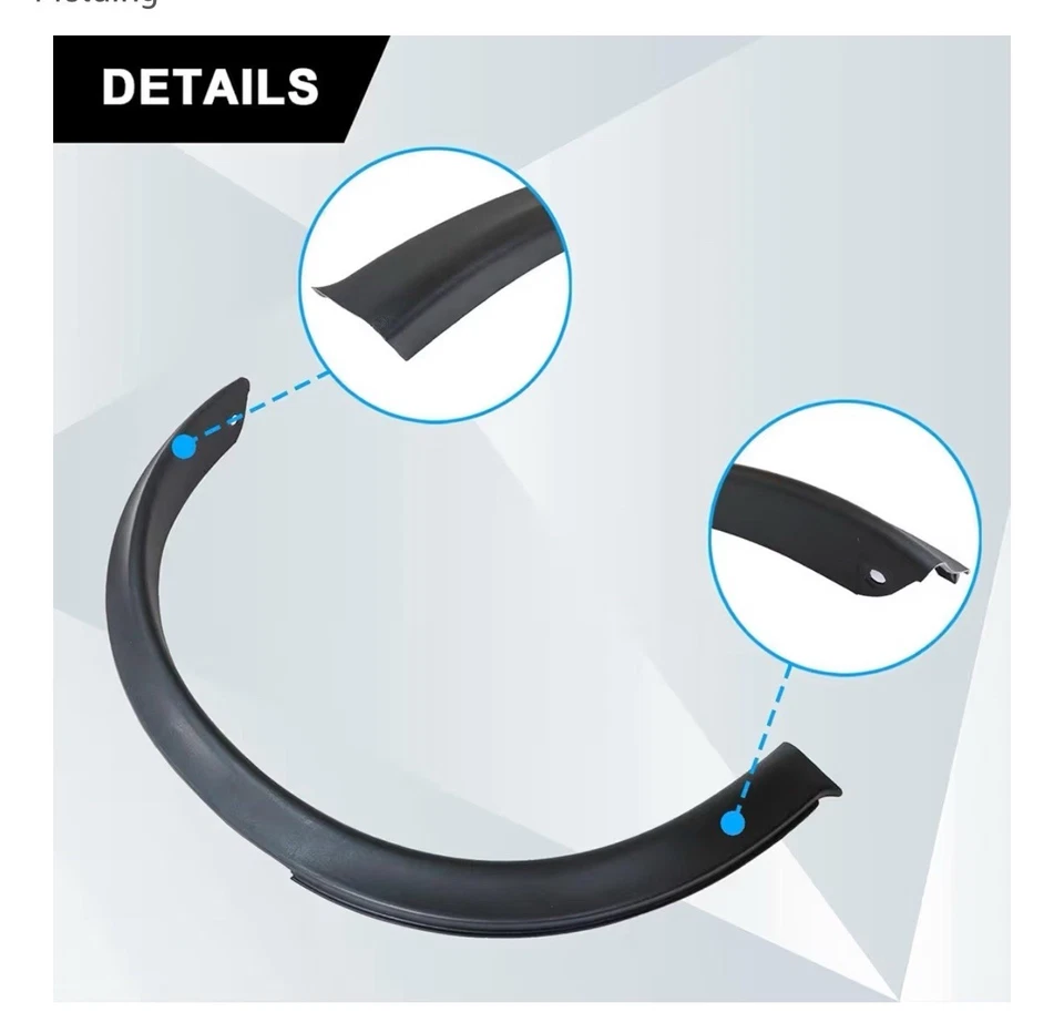 Moldura de guardabarros trasero lado del conductor izquierdo para Nissan Juke 2011-2017 1,6 L Foto 2 de 4