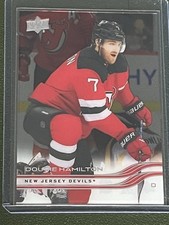 2025-26 Upper Deck Series 2 | Dougie Hamilton Clear Cut Parallel NJD 356