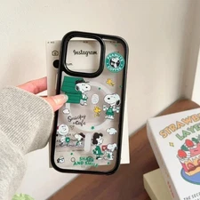 Snoopy Grip Tok Holder Magsafe Wireless Case iPhone 17 16 15 14 13 12 11 Pro Max