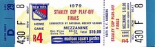 1979 STANLEY CUP PLAYOFFS GAME 4 PLAYOFF FINALS FULL HOCKEY TICKET 430/F/8