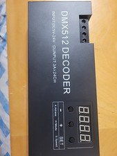 DMX512 Decoder 24 channel with Digital Display RGB RGBW LED strip controller