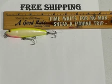 Vintage Bagley Finger Mullet NICE Color Bass Fishing Lure USED TACKLE BOX FIND