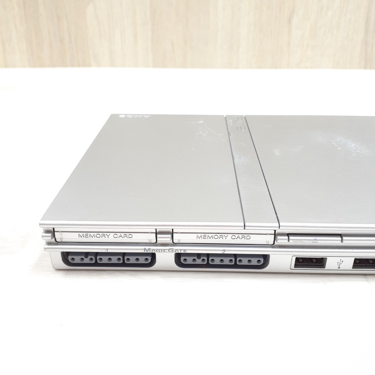 PS2 Slim Console SCPH-75000 SS Silver Playstation 2 Tested