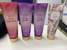Victorias Secret 4 Piece Lotion Lot Pure Seduction,love Spell  Relax New