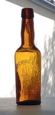 Scarce Mini Seattle Brewing Beer Bottle Washington Tooled Top Pre 1900 Western