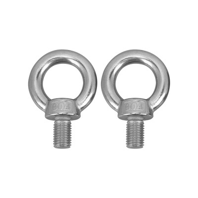 () 2Pcs Edelstahl Lifting Ring Eye Bolt Heavy Duty Marine Grade Ring UB