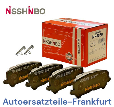 NISSHINBO Bremsbeläge HINTEN für HONDA ODYSSEY (RL5) 3.5 PILOT 3.5 4WD RIDGELINE
