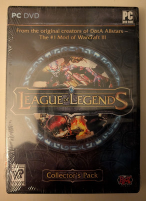 RARE BRAND NEW SEALED League of Legends Collectors Pack Riot Games LoL MOBA 2009