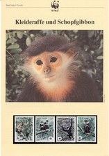 Vietnam 1987 Postfrisch - WWF Affen Michel Nr. 1827-30