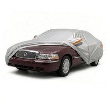 Large Sedan Car Cover Waterproof Outdoor, 6 A6-Fit Sedan Length up to 215 inchs
