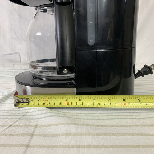 Mr. Coffee Programmable 12 Cup Coffeemaker BVMC-CJX21GTFWF Cord Keeper Black - Picture 19 of 20