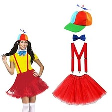 Tweedle Dee Dum Tutu Costume For Kids Girls Book Week Day Dress Up  Party Oufit