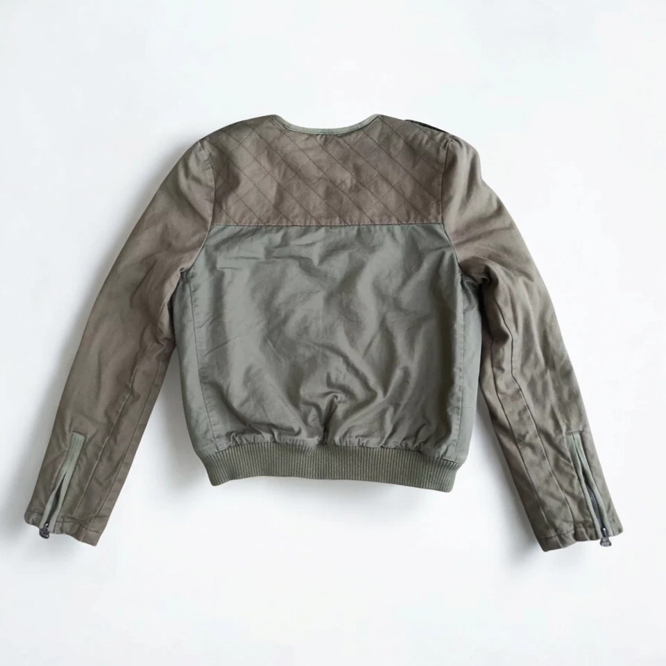 Lee Sherpa Jacket For Women With Military Green Fur Size S - Image 3 of 4