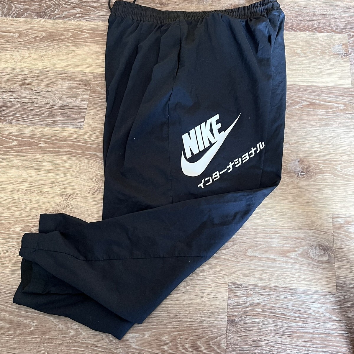 XXLサイズ NIKE golf 刺繍 リネン混 スラックス パンツ N680 Nike Women's International Pants Black Sz XL Extra Large 831687