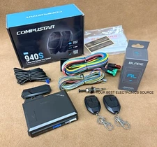 NEW Compustar CSP940-S + BLADE-AL 1-Way Remote Start System, Two 3-Button Remote
