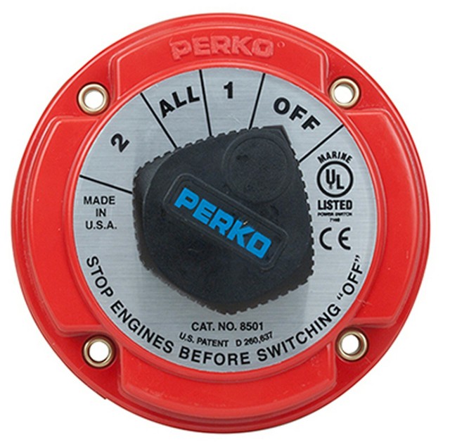 Perko 8501DP Battery Switch For Two or More Batteries eBay