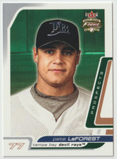 2003 Fleer Focus JE #165 Pete LaForest HP RC - Tampa Bay Devil Rays