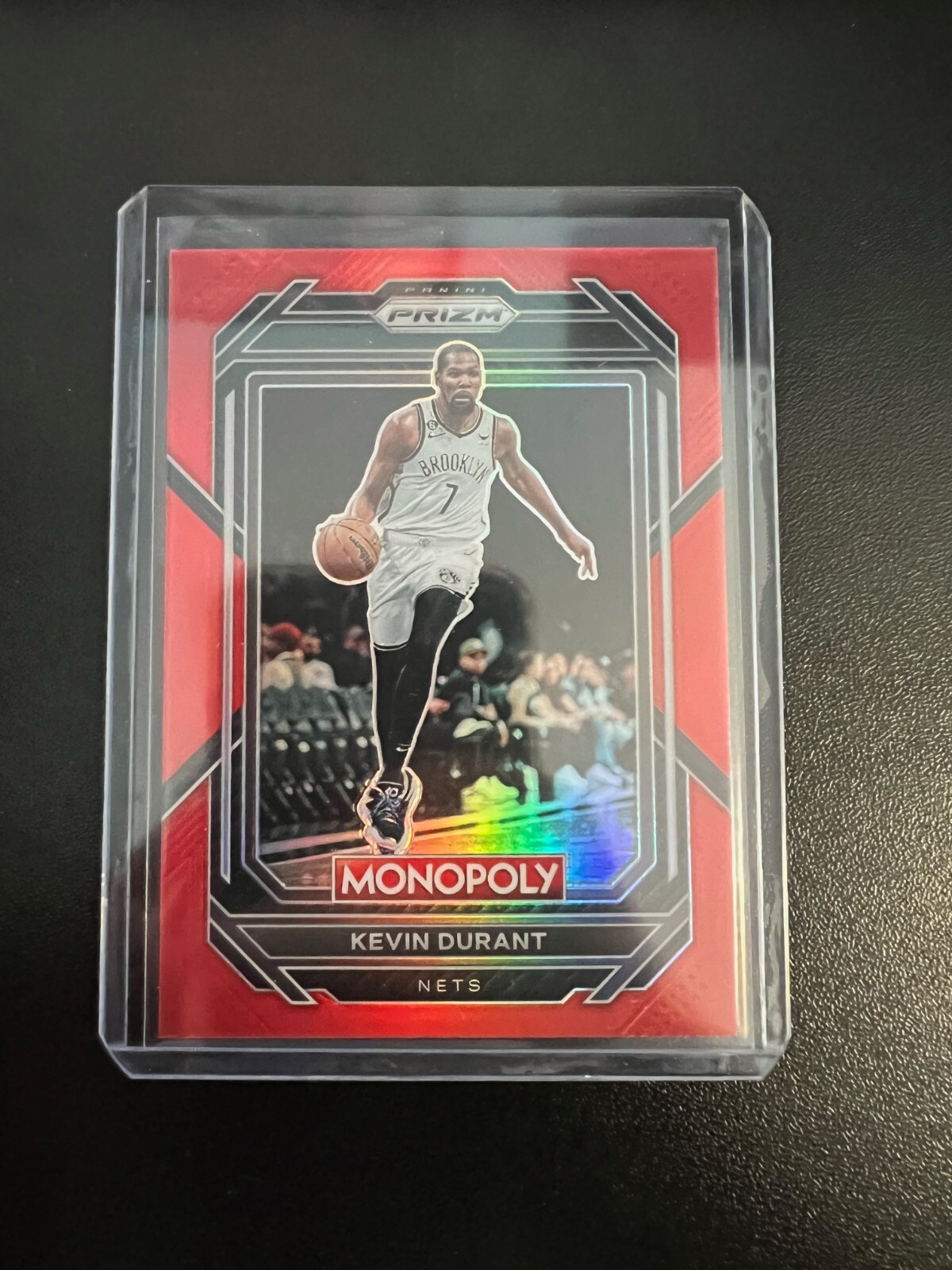 2022-23 MONOPOLY PRIZM KEVIN DURANT #7  NBA RED #49/99 SSP