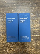 Living Proof Triple Bond Complex Hair Strengthener 0.5 oz/15 ml Travel PACK OF 2