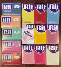 Rit Dye Powder Boxes ~ Old Formula ~ Various Color/Dye's