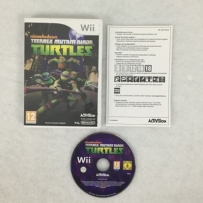 Teenage Mutant Ninja Turtles Pour Nintendo Wii (compatible Wii U) - PAL
