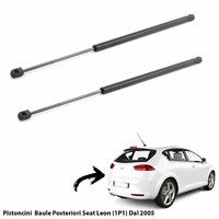 2 Gasdruckfedern Pistonis Pistoncinis Heckklappe GepäCkraum Seat Leon (1P1) 2005