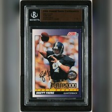 2000 Score Team 2000 Autograph TM05 Brett Favre #/2 2006 Hawaii Trade Conference