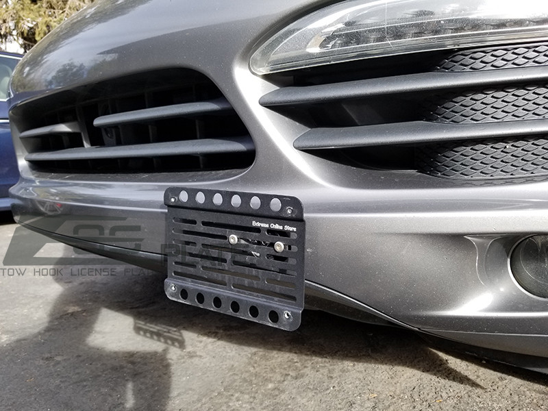 EOS Plate For 1114 Porsche Cayenne 958.1 Front Tow Hook License Mount