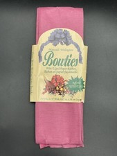 Maxwell Wellington Bowties Pink Wire Edge Paper Ribbon 2.75" x 3yd