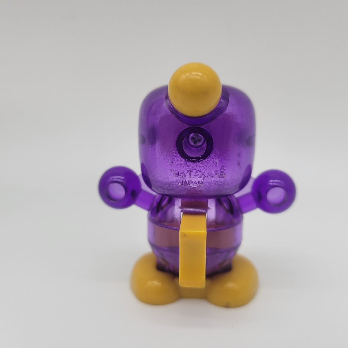 Vintage 1993 Bomberman B-Daman Hudson Takara Japanese Toy Clear