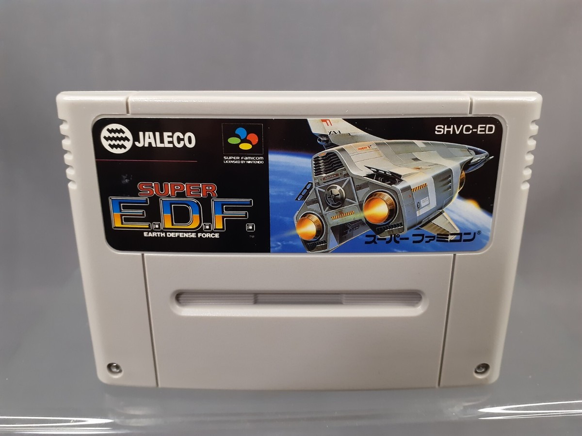 NINTENDO SUPER FAMICOM Super E.D.F Earth Defense Force