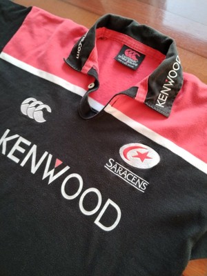 Maillot De Rugby Saracens 2000/01 Sponsor Kenwood - Taille L, Marque Canterbury, Occasion Bon état Général