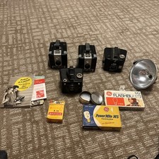 Brownie camera Lot And Extra Stuff Rare Old Antique