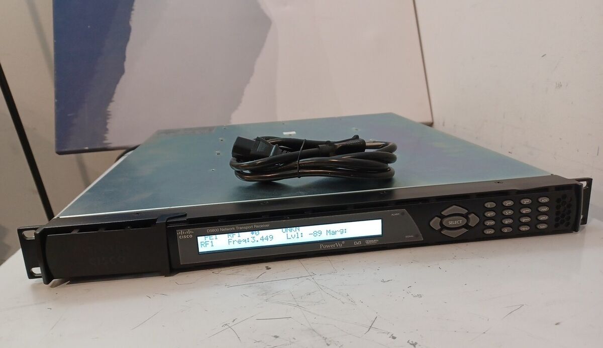 Cisco D9800 Network Transport Receiver media convergence Cisco D9800 Network Transport Receiver media convergence