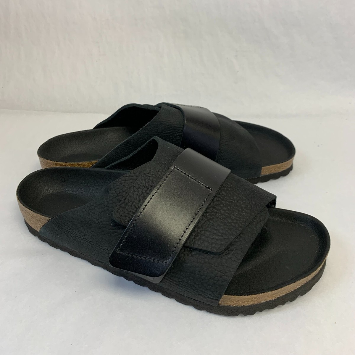 Birkenstock ブラック Kyoto 43 28cm Birkenstock New w/o Box Kyoto Black Nubuck/Birko Flor