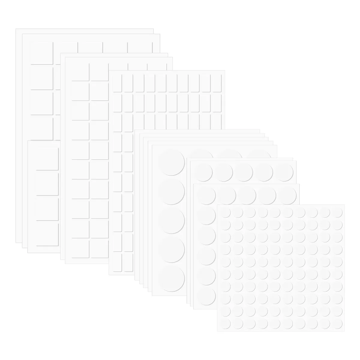 Sticky Dots Clear Double Sided Removable