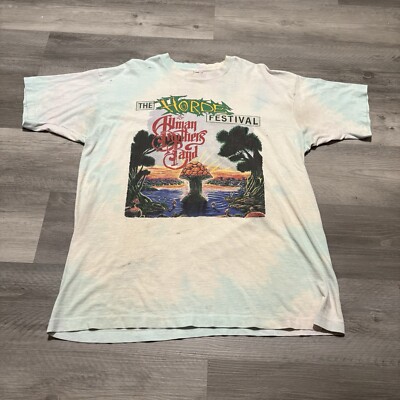 Vintage The Horde Festival T-Shirt XL 1994 Rock Band Festival Double Sided AOP