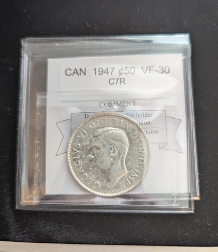 1947  C7R,  Coin Mart Graded ¢50 Fifty Cent **VF-30**